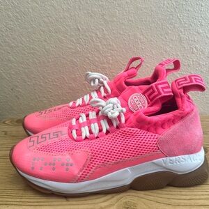 Versace Sneakers Chain Reaction Pink Neon SZ 41 EU / 10 US Women’s Pre-Owned